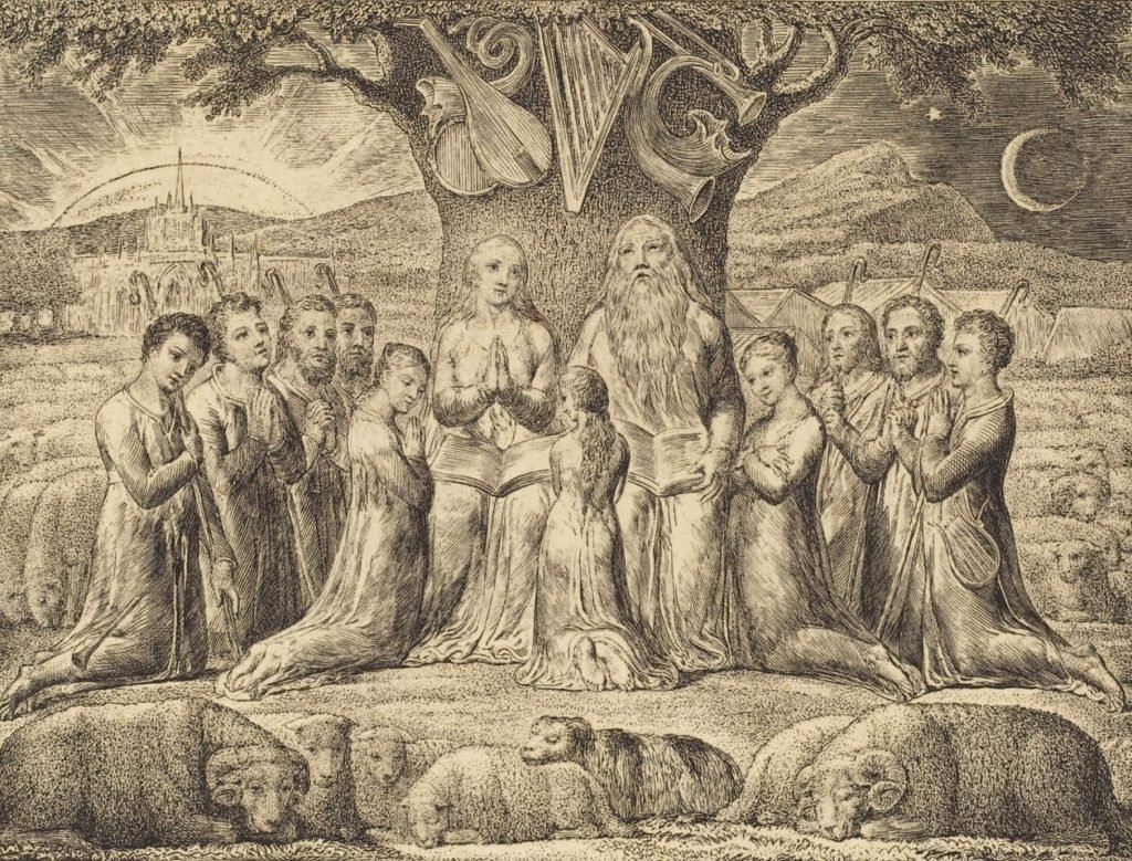 The Problem of Evil illustrated through William Blake's Job and His Family