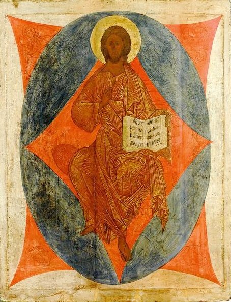 Christ Pantocrator icon illustrating the psychological and theological themes of religious shame